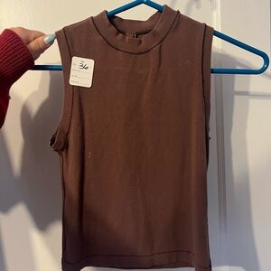 Skims brown tank top